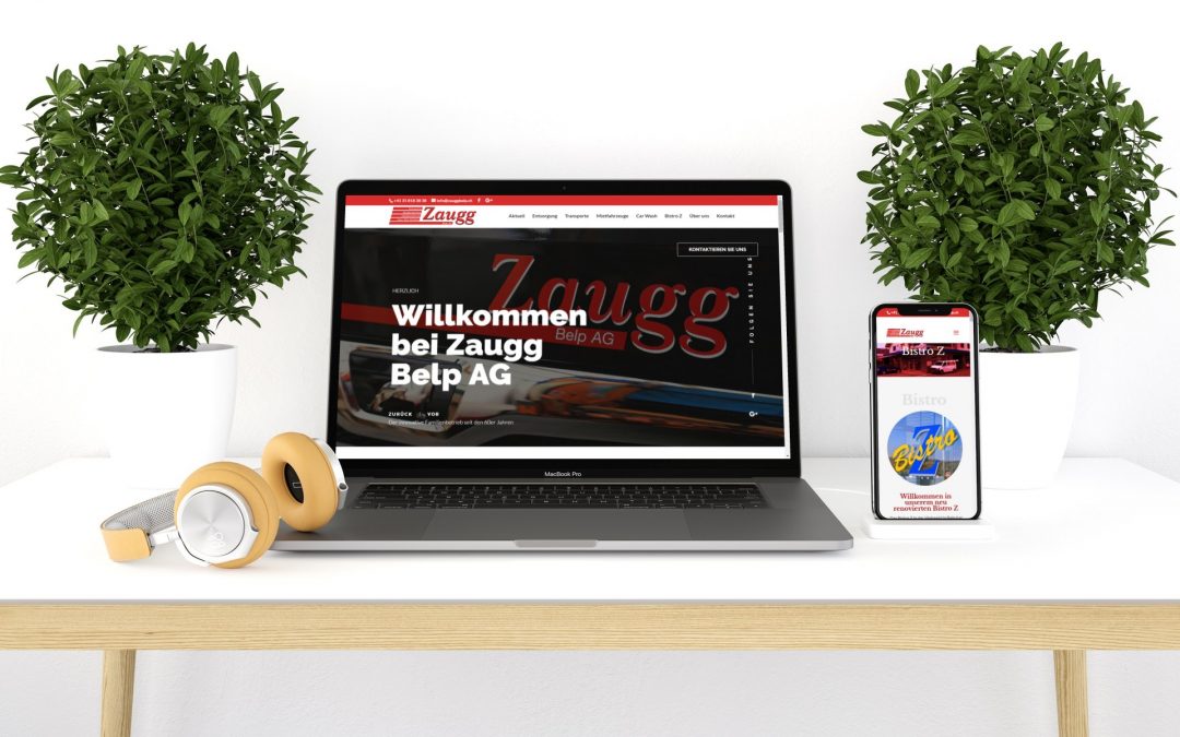 Zaugg Belp AG - Website